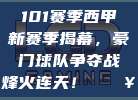 101赛季西甲新赛季揭幕，豪门球队争夺战烽火连天！⚽🔥