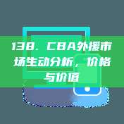 138. CBA外援市场生动分析，价格与价值