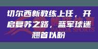 切尔西新教练上任，开启复苏之路，蓝军球迷翘首以盼