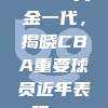 373. 黄金一代，揭晓CBA重要球员近年表现🏆